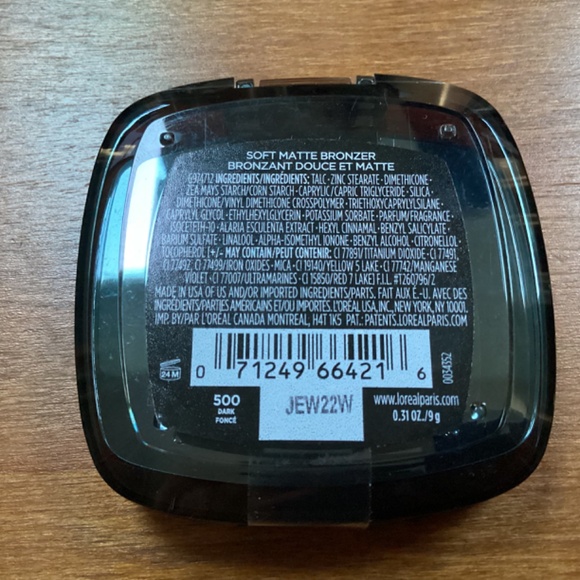 L’Oréal Paris Infallible 24H Fresh Wear Bronzer Soft Matte Finish Waterproof - Picture 4 of 5